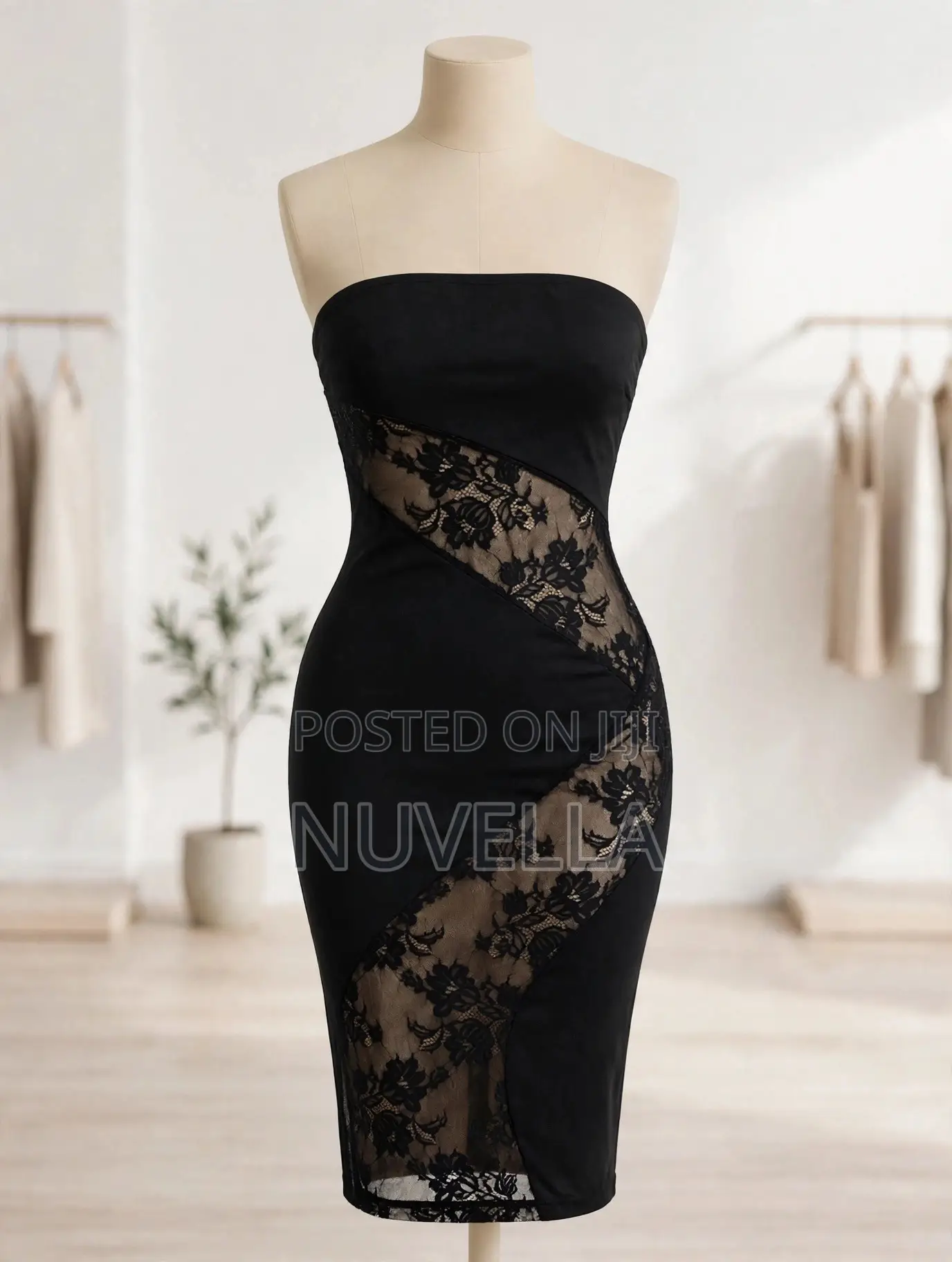 Illusion Bodycon Dress