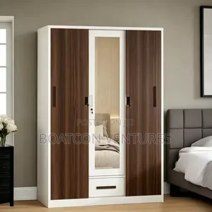 3 Doors Waterproof Metal Steel Wardrobe Cabinet