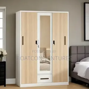 3 Doors Waterproof Metal Steel Wardrobe Cabinet