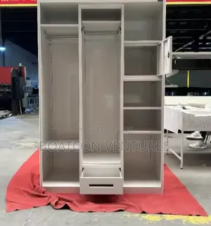 3 Doors Waterproof Metal Steel Wardrobe Cabinet