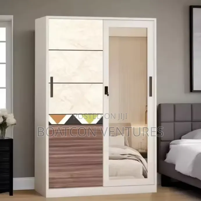 2 Doors Insect Proof Metal Steel Wardrobe Cabinet