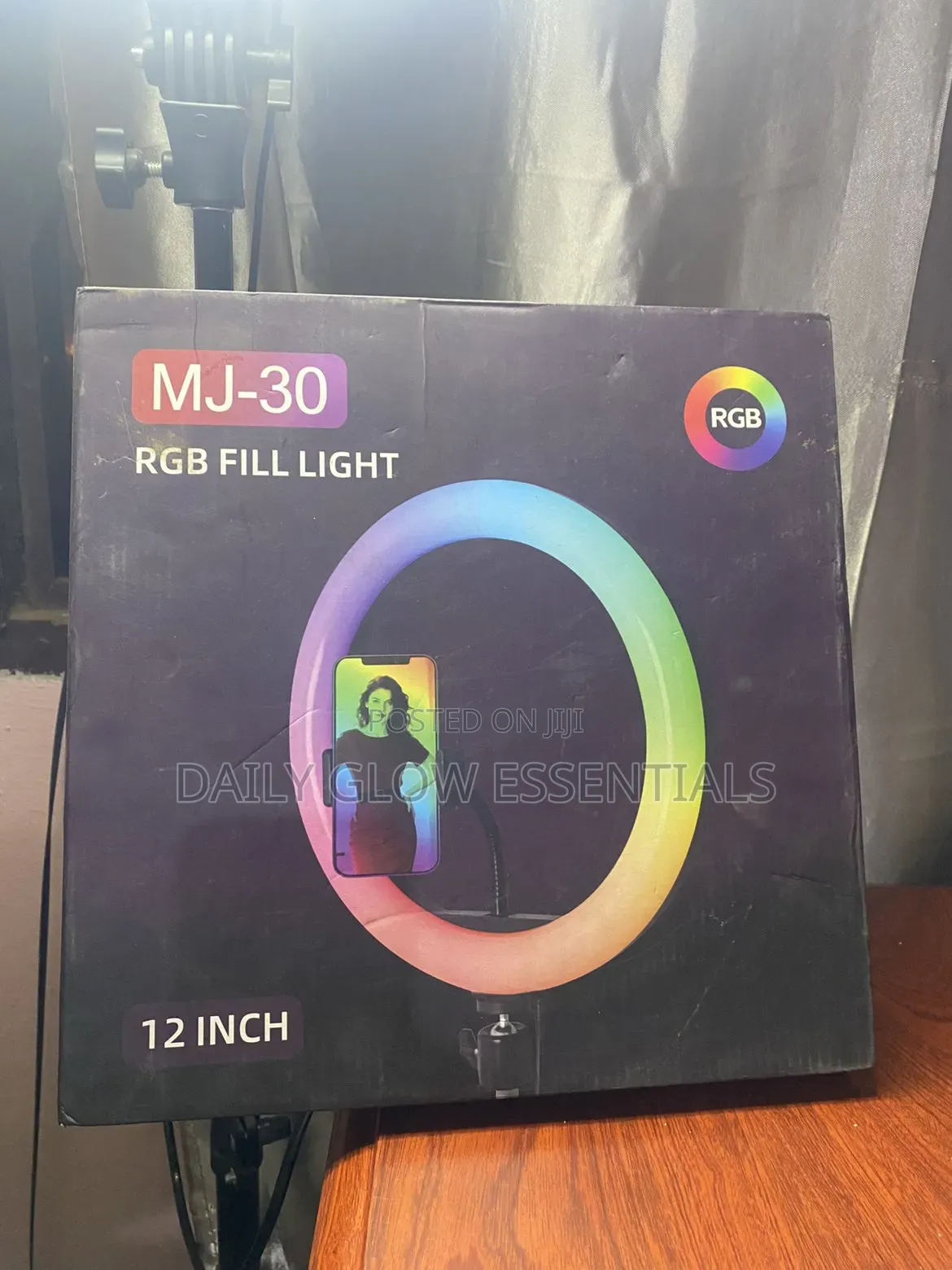 12-Inch MJ-30 RGB LED Ring Light With Tripod Stand