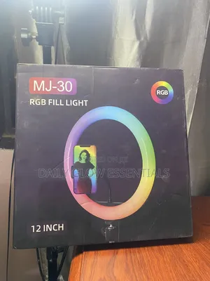 12-Inch MJ-30 RGB LED Ring Light With Tripod Stand