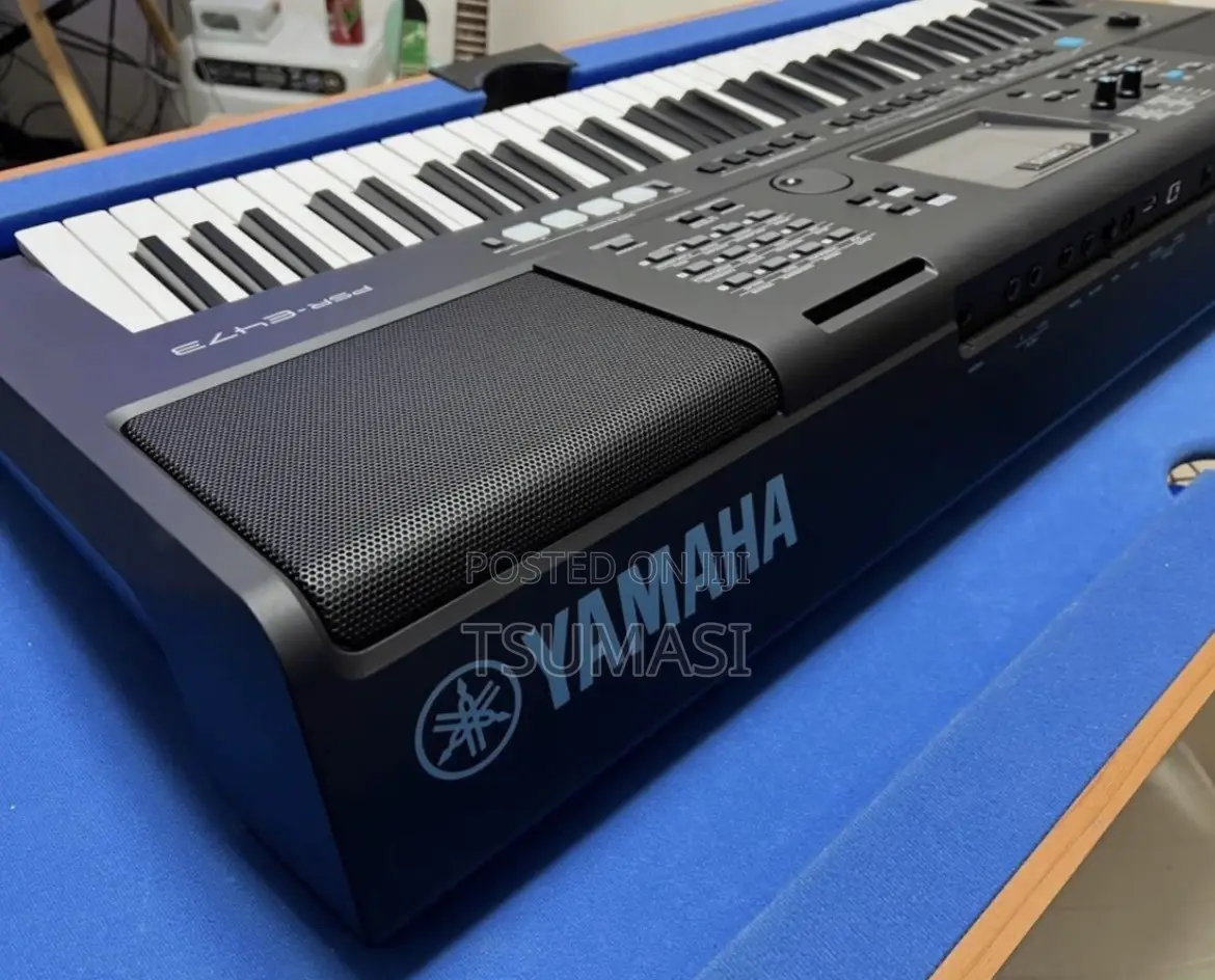 Yamaha PSR-E473 61-Key Portable Keyboard.