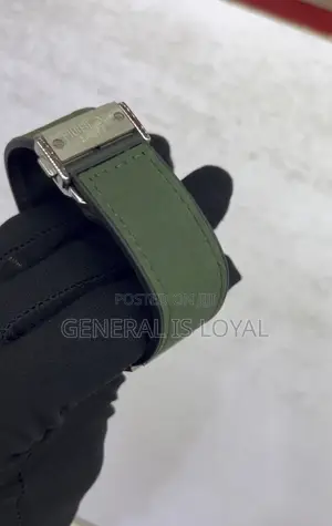 Hublot Big Bang Chronograph Tantalum Gray Dial Green Strap Watch