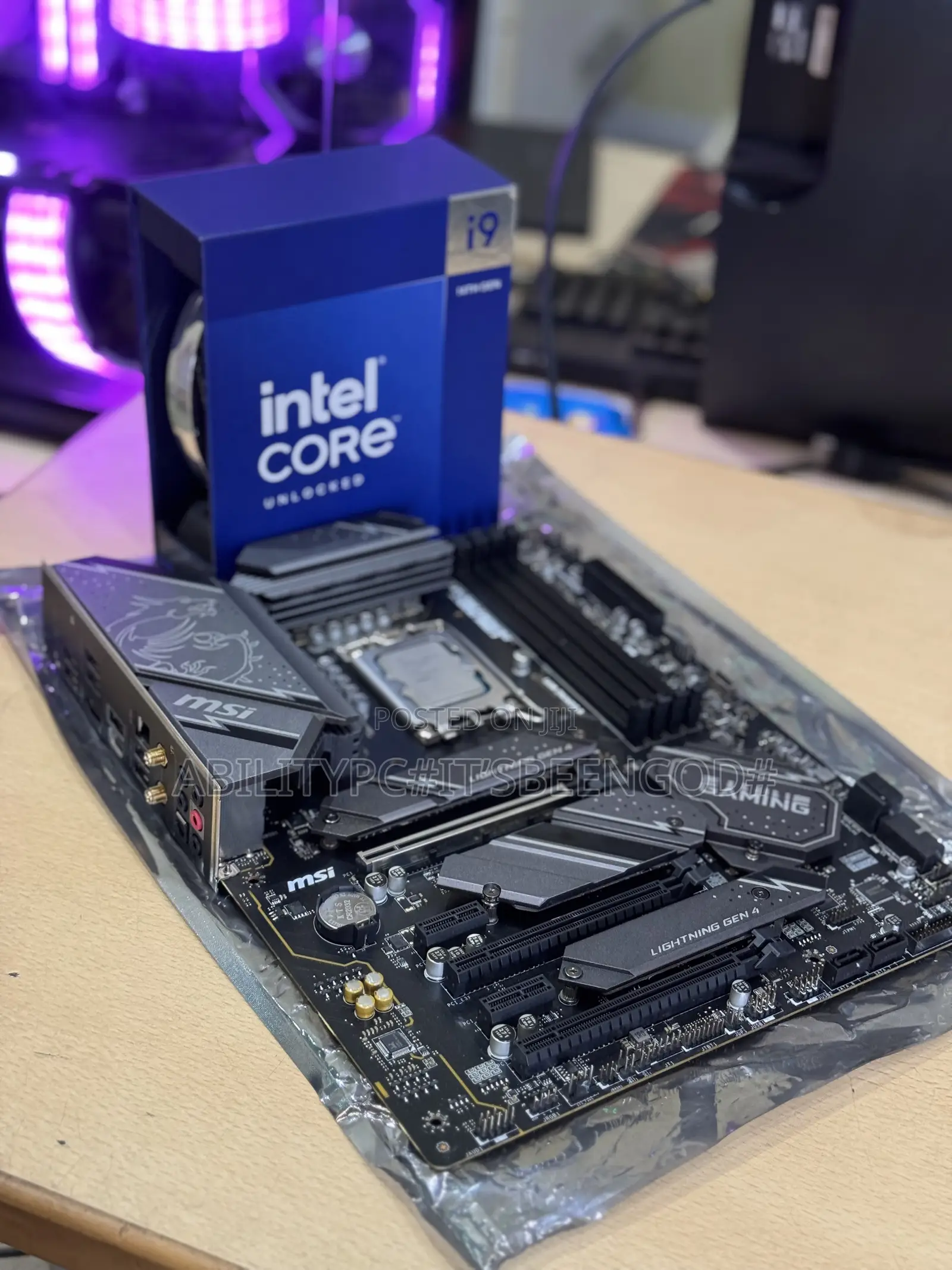 I9 14th 14900k & Msi Z790 WiFi Gaming Board