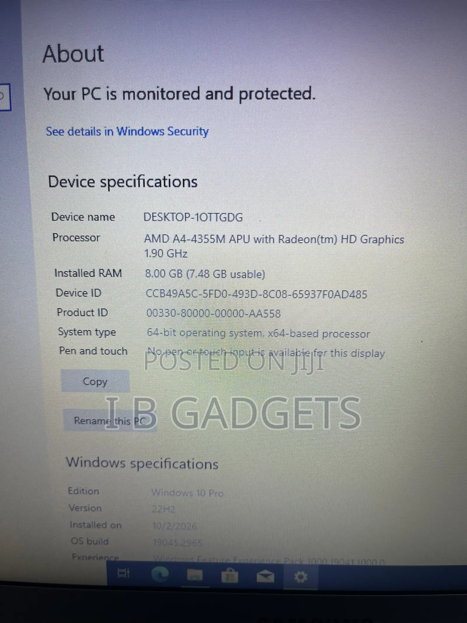 Laptop Samsung NP535U3C 8GB AMD A4 HDD+SSD 320GB