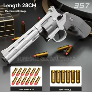 2023A Revolver Soft Bullet Blaster Toy Gun