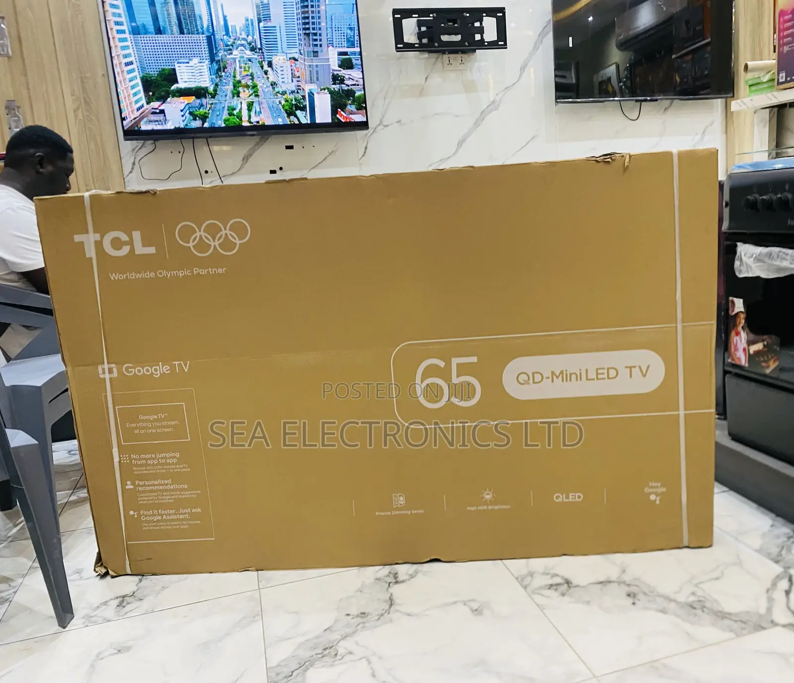TCL 65-Inch Qd-Mini Led 4k Google TV