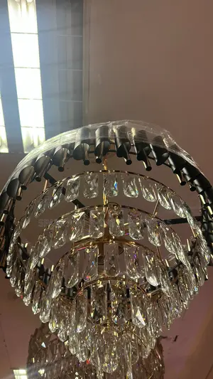 Crystal Chandelier Hanging Lights Size 500 (Medium )