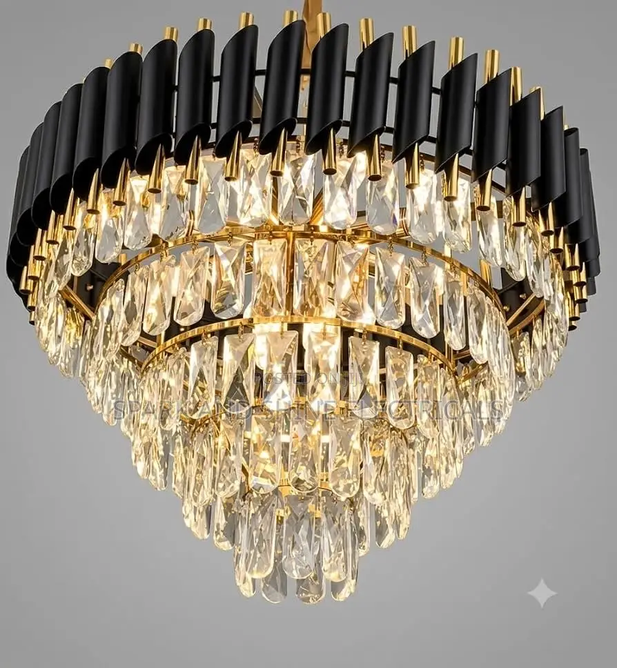 Crystal Chandelier Hanging Lights Size 500 (Medium )