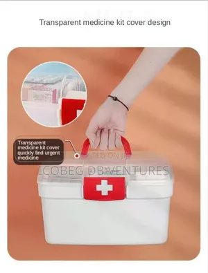 Empty First Aid Box Medium Size Plastic Box