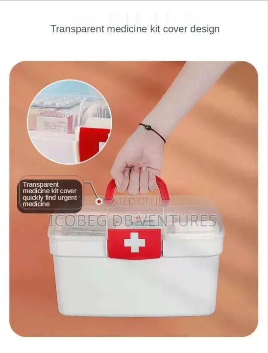 Empty First Aid Box Medium Size Plastic Box
