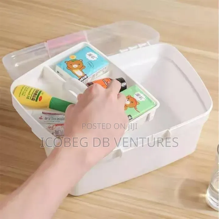 Empty First Aid Box Medium Size Plastic Box