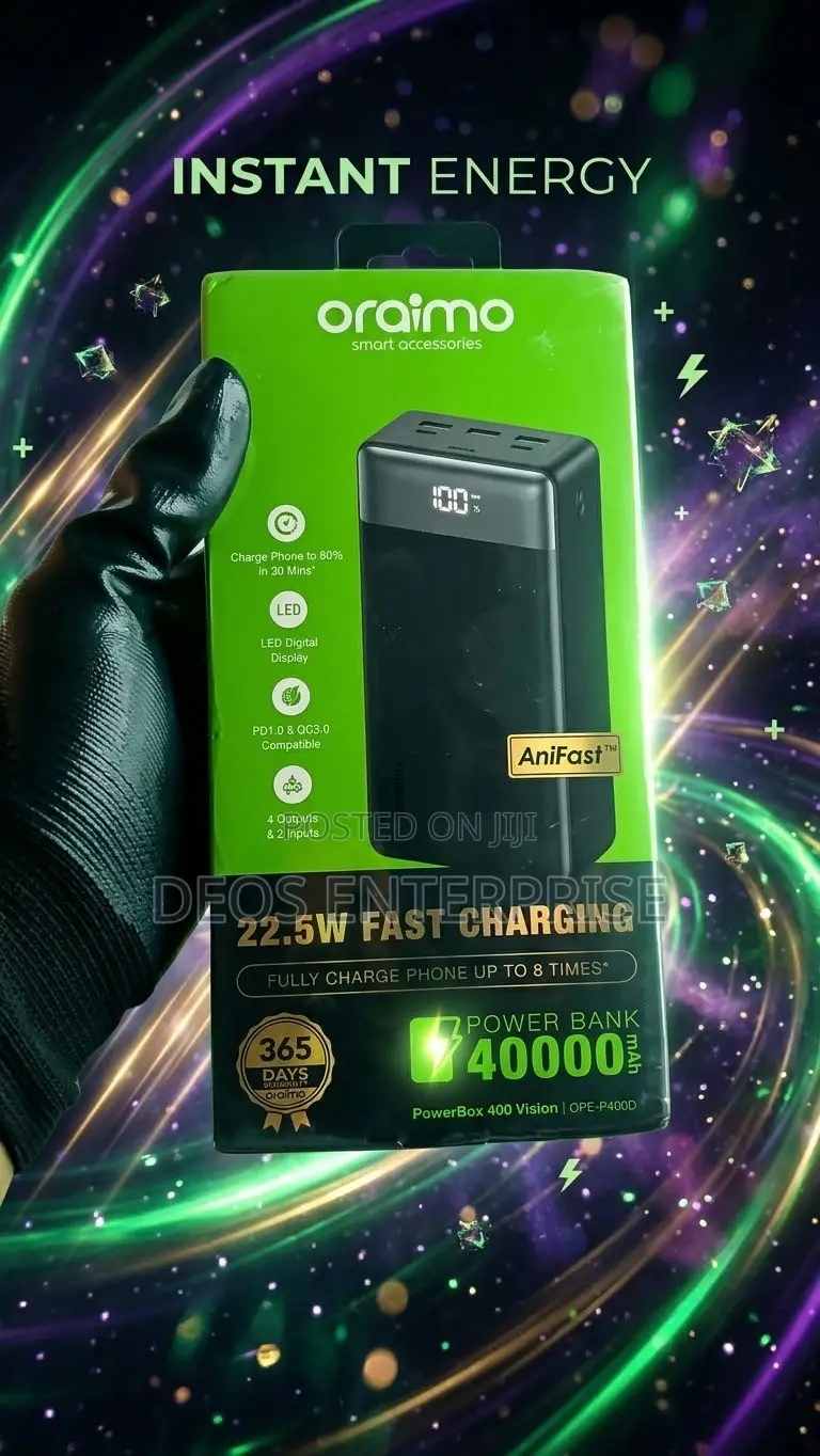 Oraimo 40000mAh Tablet Charger