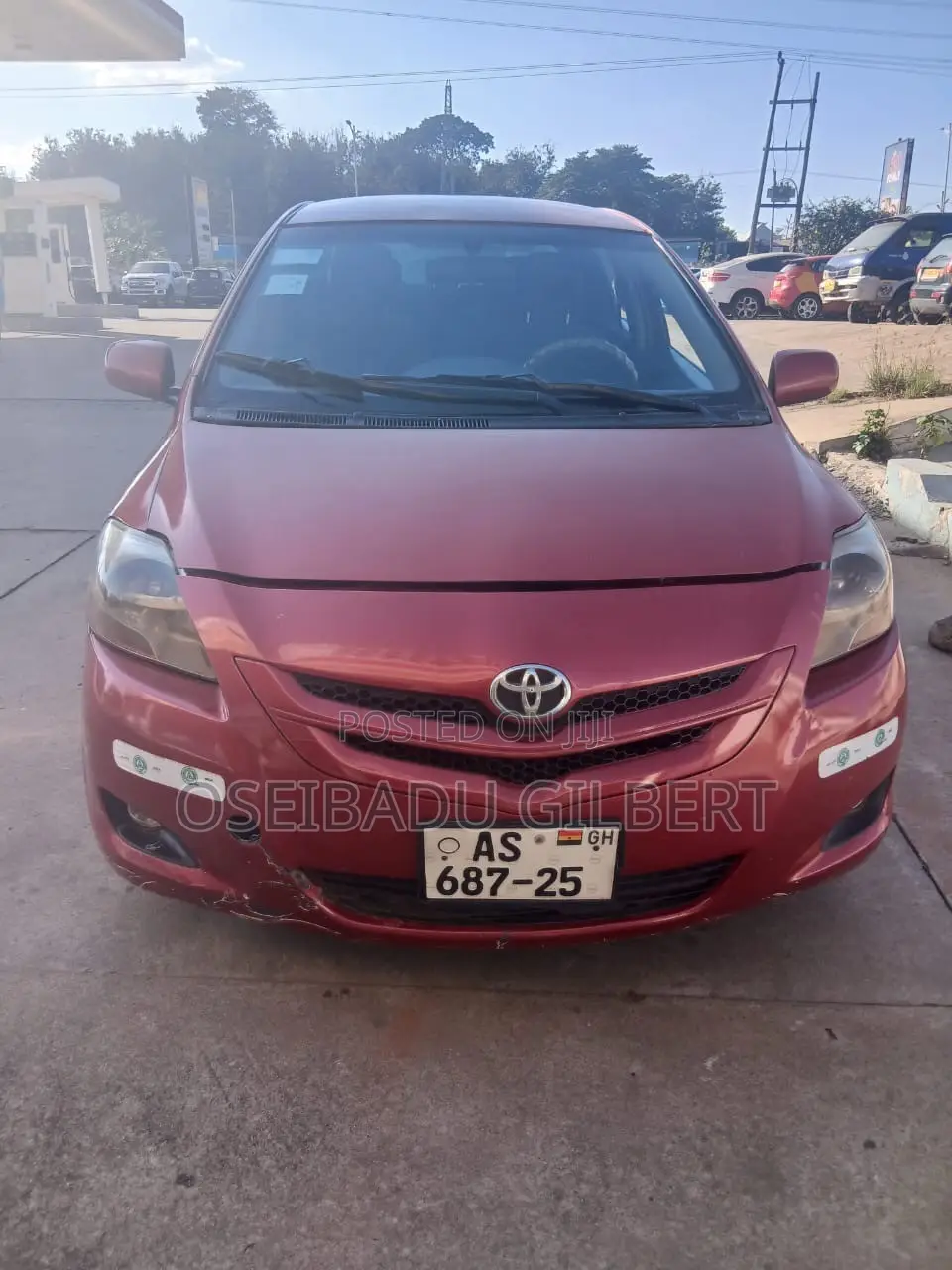 Toyota Yaris 2008 Red