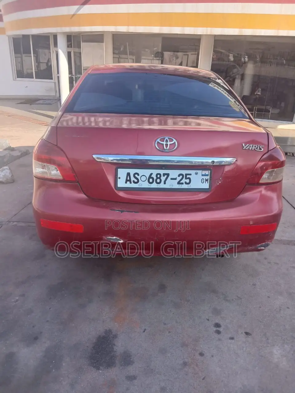 Toyota Yaris 2008 Red