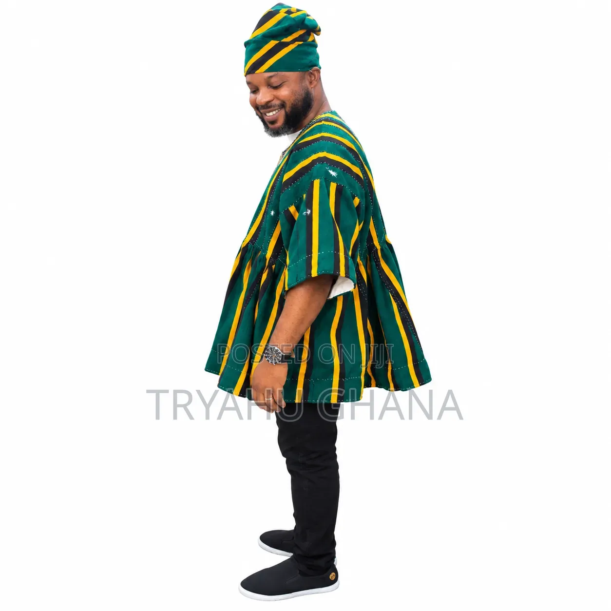 Church Smock Outfit — Executive Batakari Style