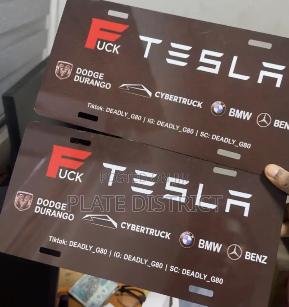 Customized Number Plates