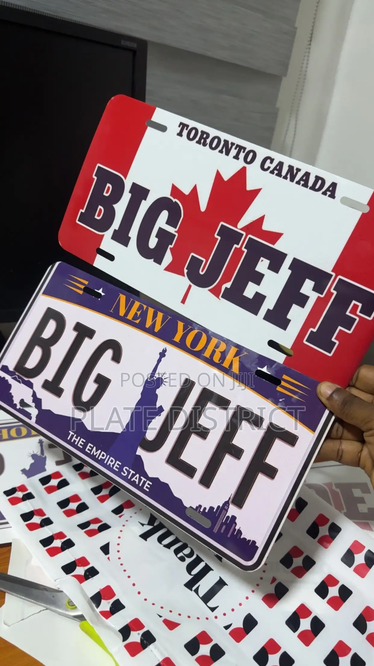 Customized Number Plates