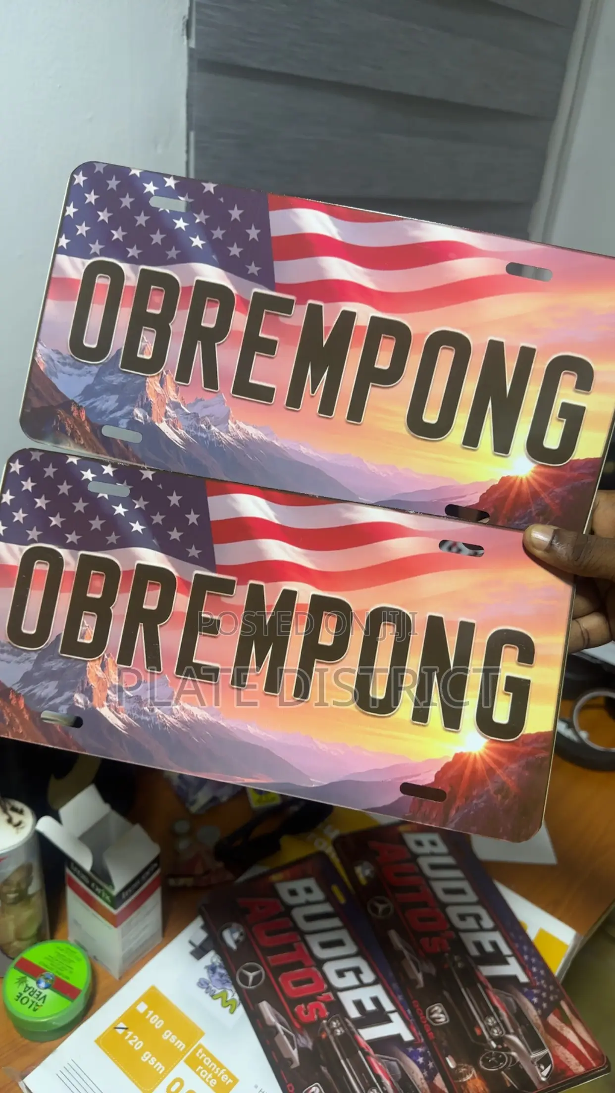Customized Number Plates