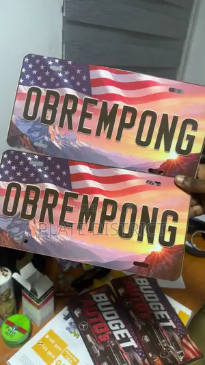 Customized Number Plates