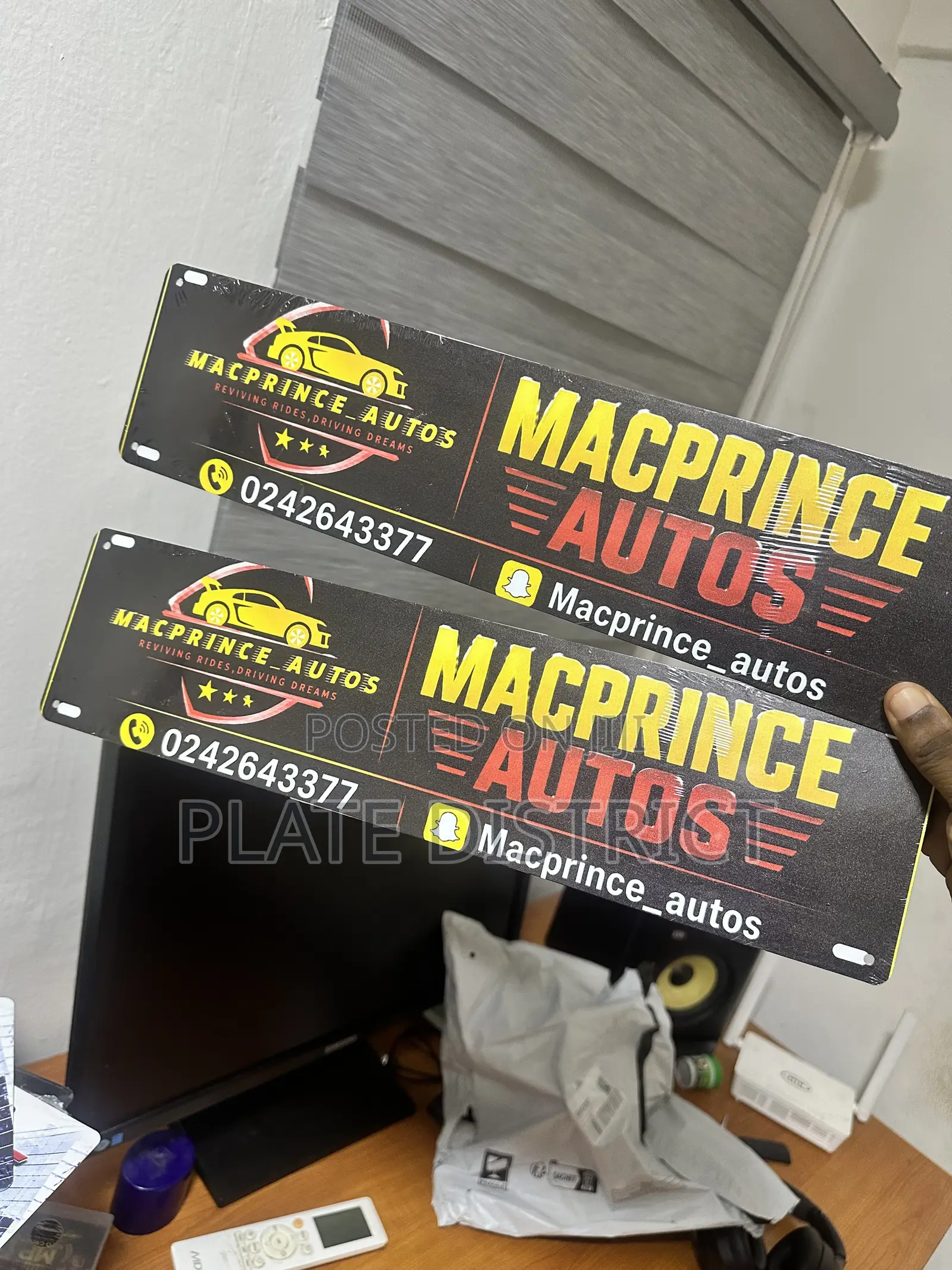 Customized Number Plates