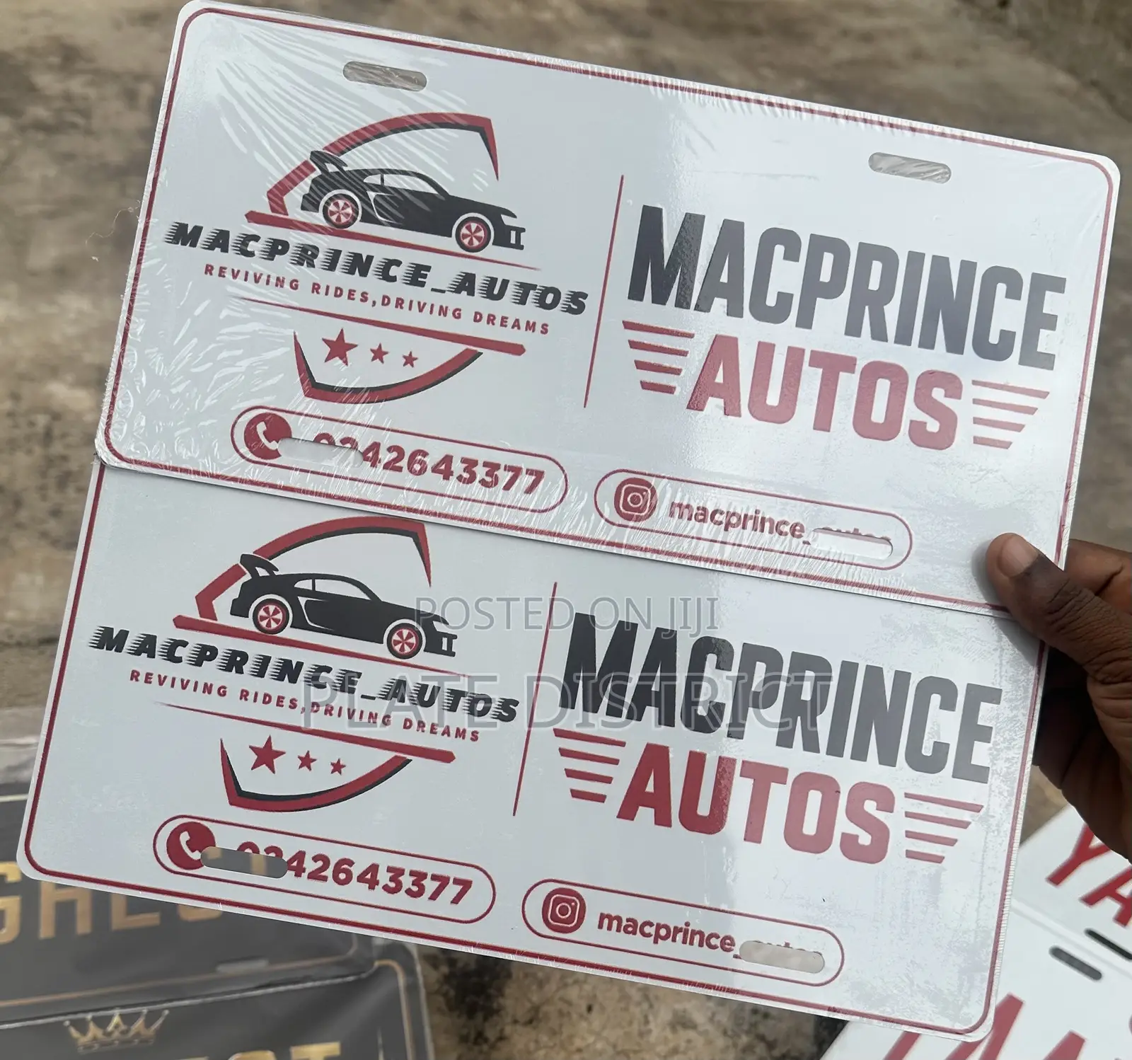 Customized Number Plates