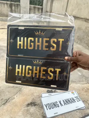 Customized Number Plates