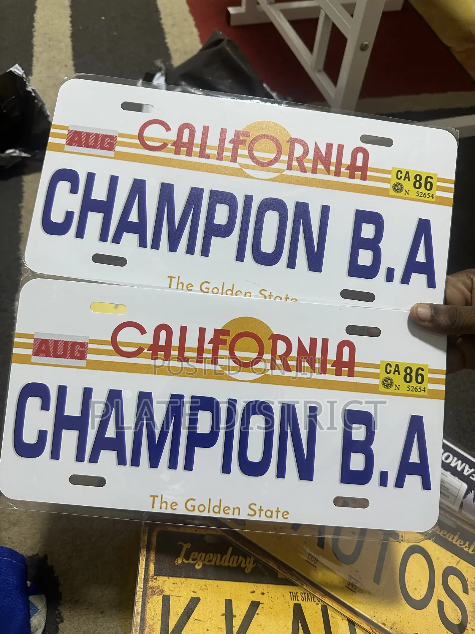 Customized Number Plates