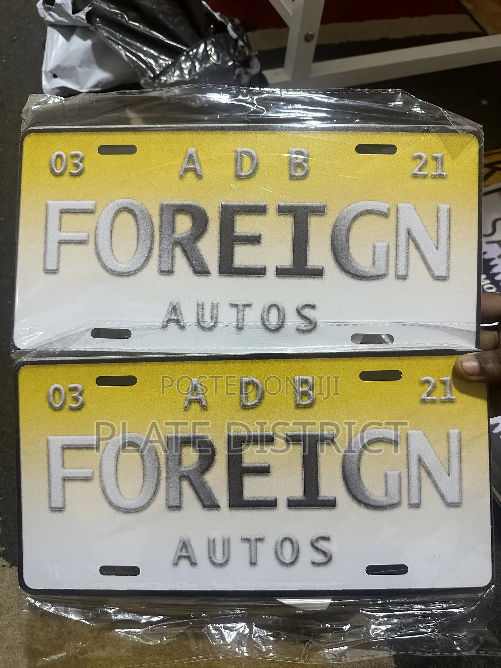 Customized Number Plates