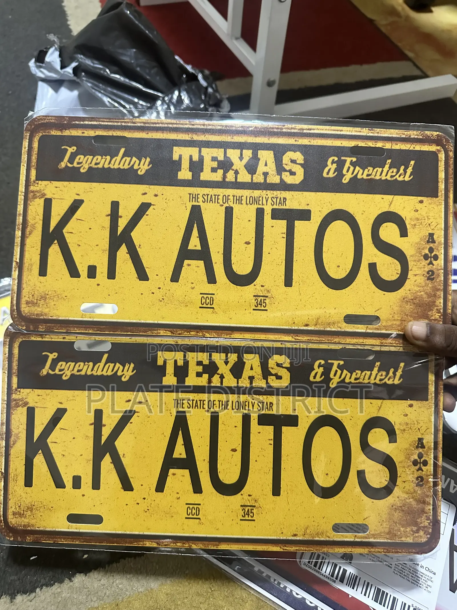 Customized Number Plates