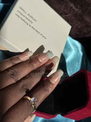 Classy and Trendy Gold Promise Rings (Includes Free Ring Box)