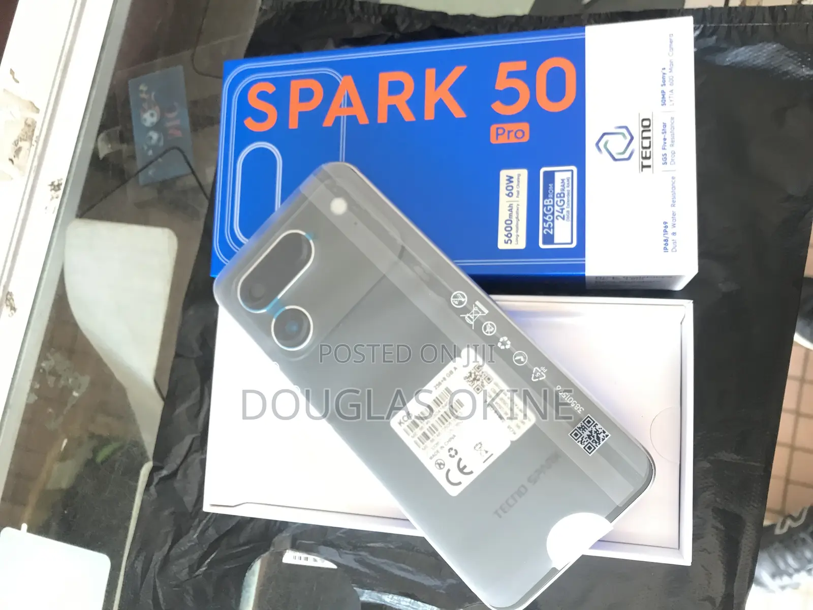 New Tecno Spark 50 Pro 256 GB Black