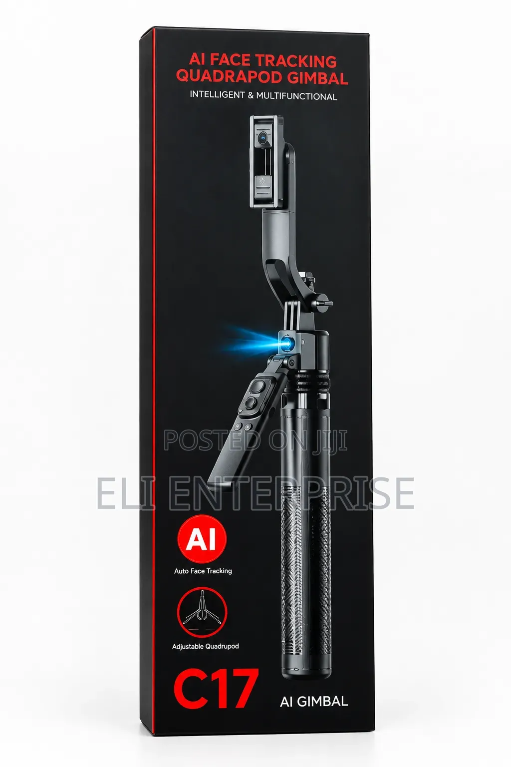 C17 AI Face Tracking Quadrapod Gimbal