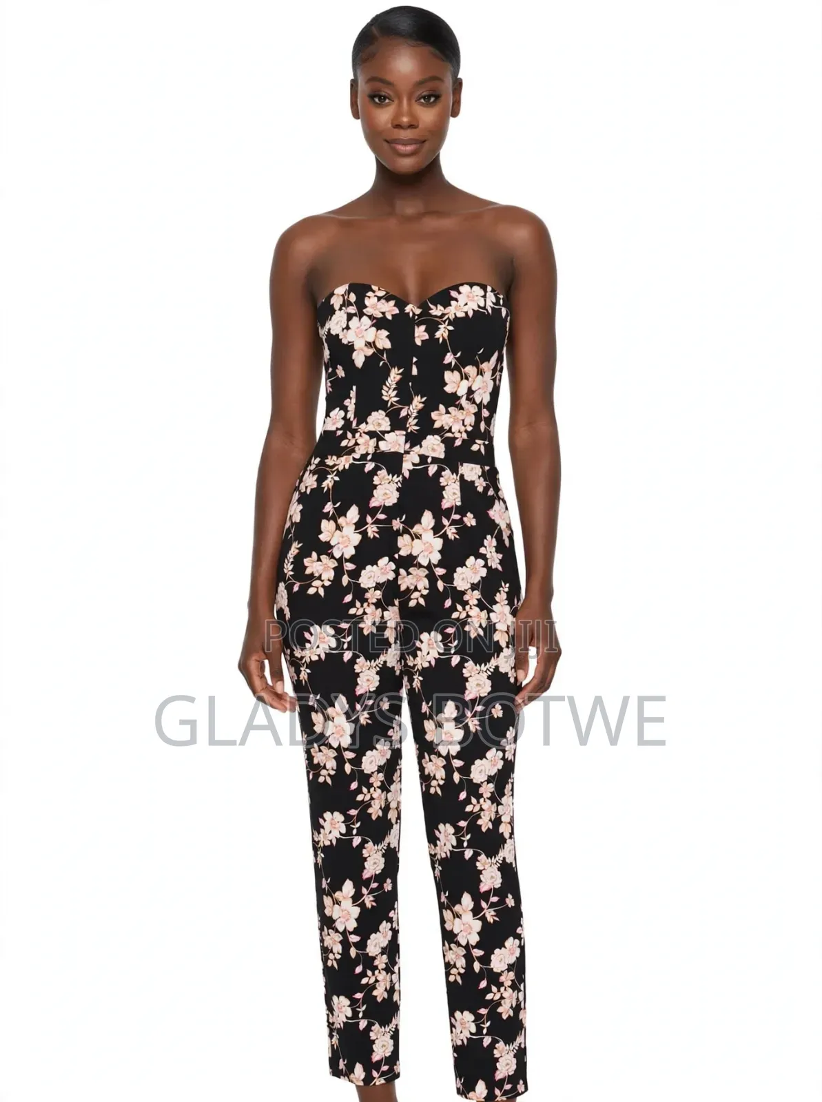 Fairly Used Strapless Jumpsuit. Uk Size; 14