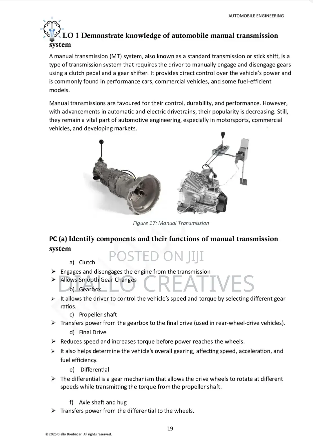 Vehicle Technology Textbook