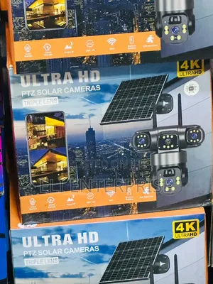 4K Ultra HD Triple-Lens PTZ Solar Security Camera