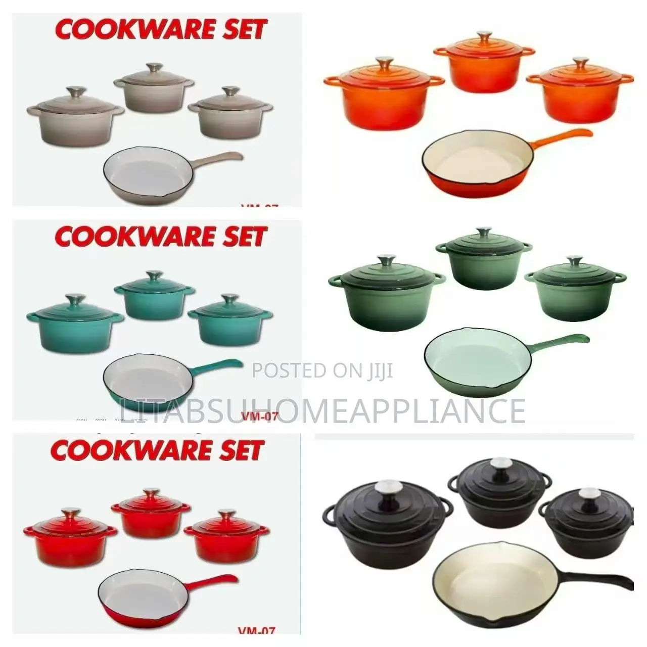 7 PCS Cookware Set