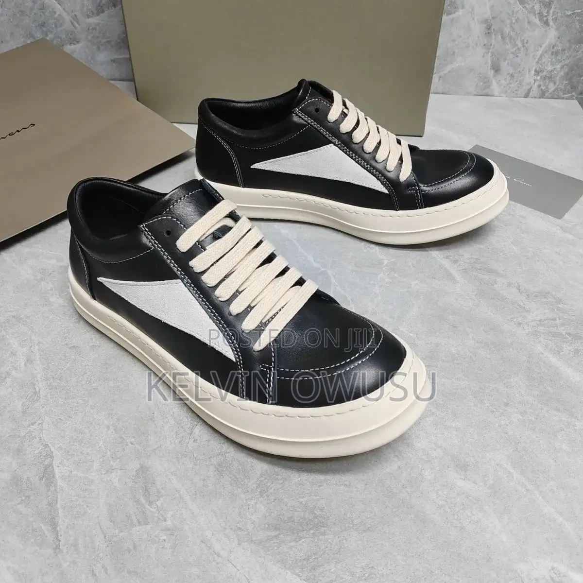 Rick Owens Leather Sneaker