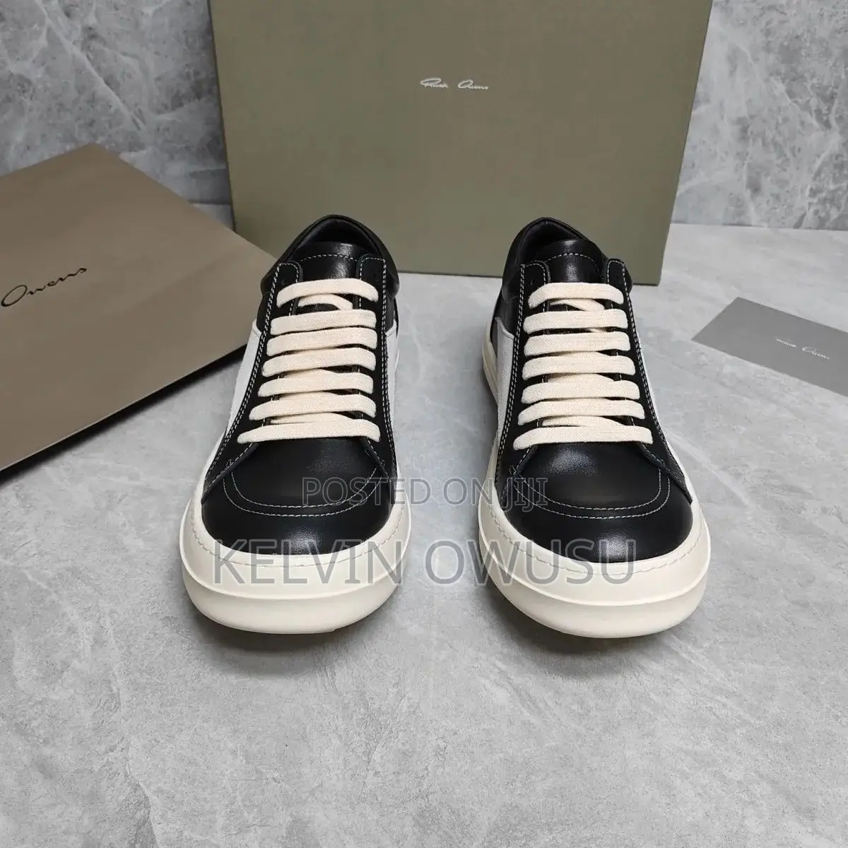 Rick Owens Leather Sneaker