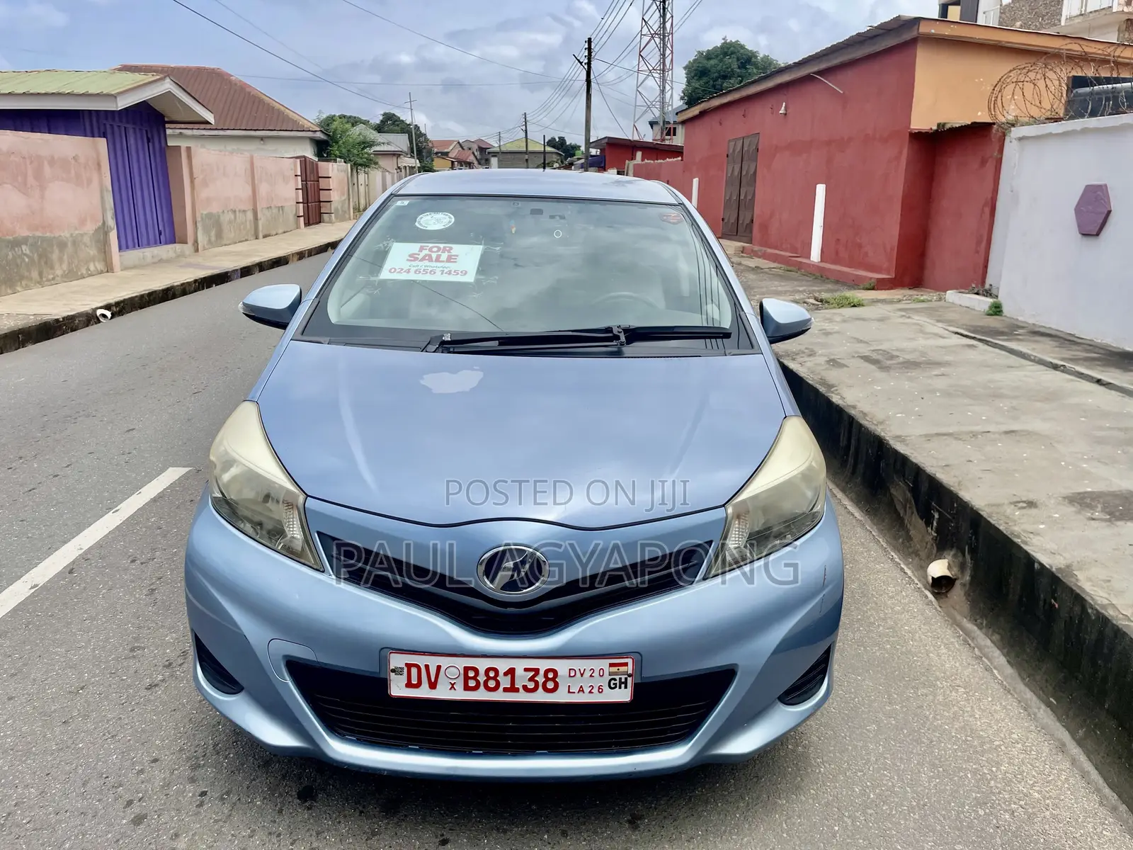 Toyota Vitz 1.0 FWD 3dr 2012 Blue