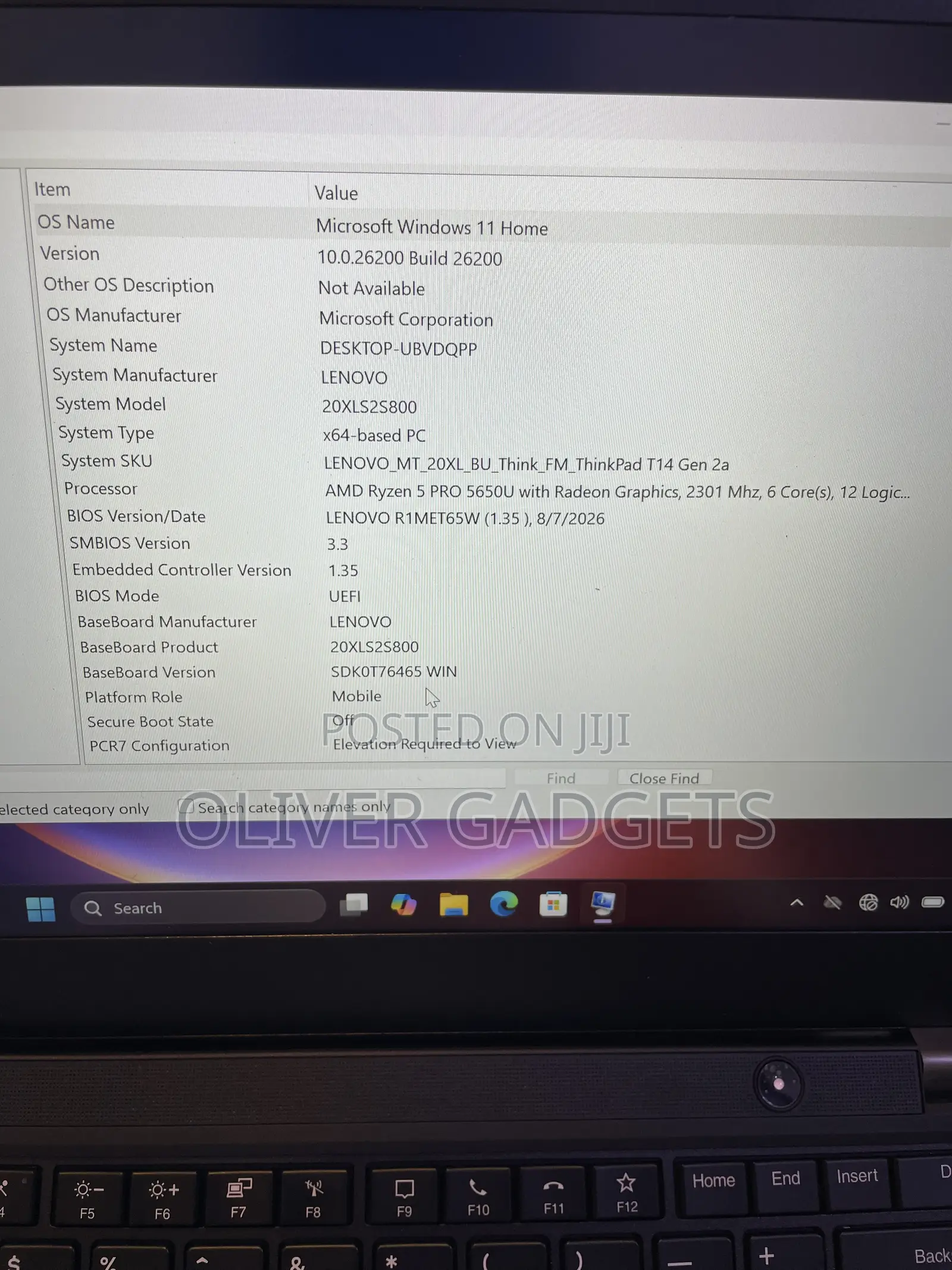 Laptop Lenovo ThinkPad T14 16GB AMD Ryzen 5 SSD 256GB