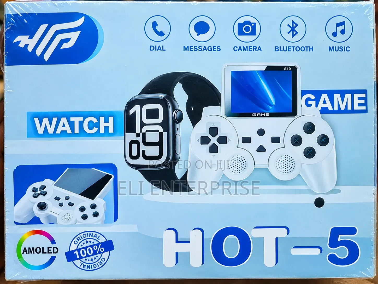 HOT-5 Smart Watch and Retro Gaming Console Combo