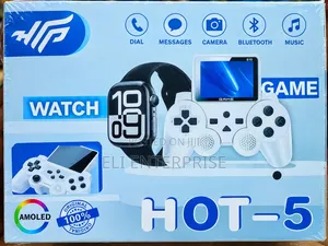 HOT-5 Smart Watch and Retro Gaming Console Combo
