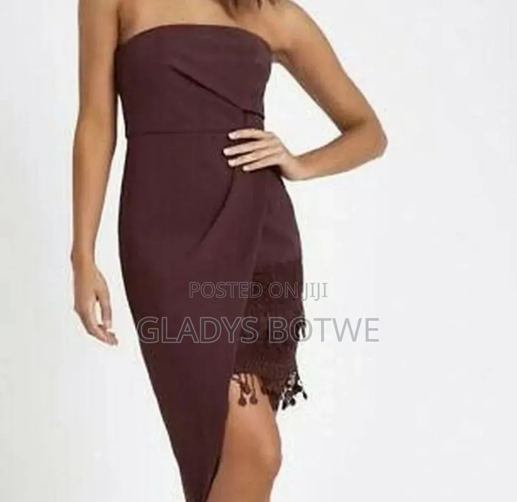 New River Island Strapless Midi Dress. Uk Size; 14