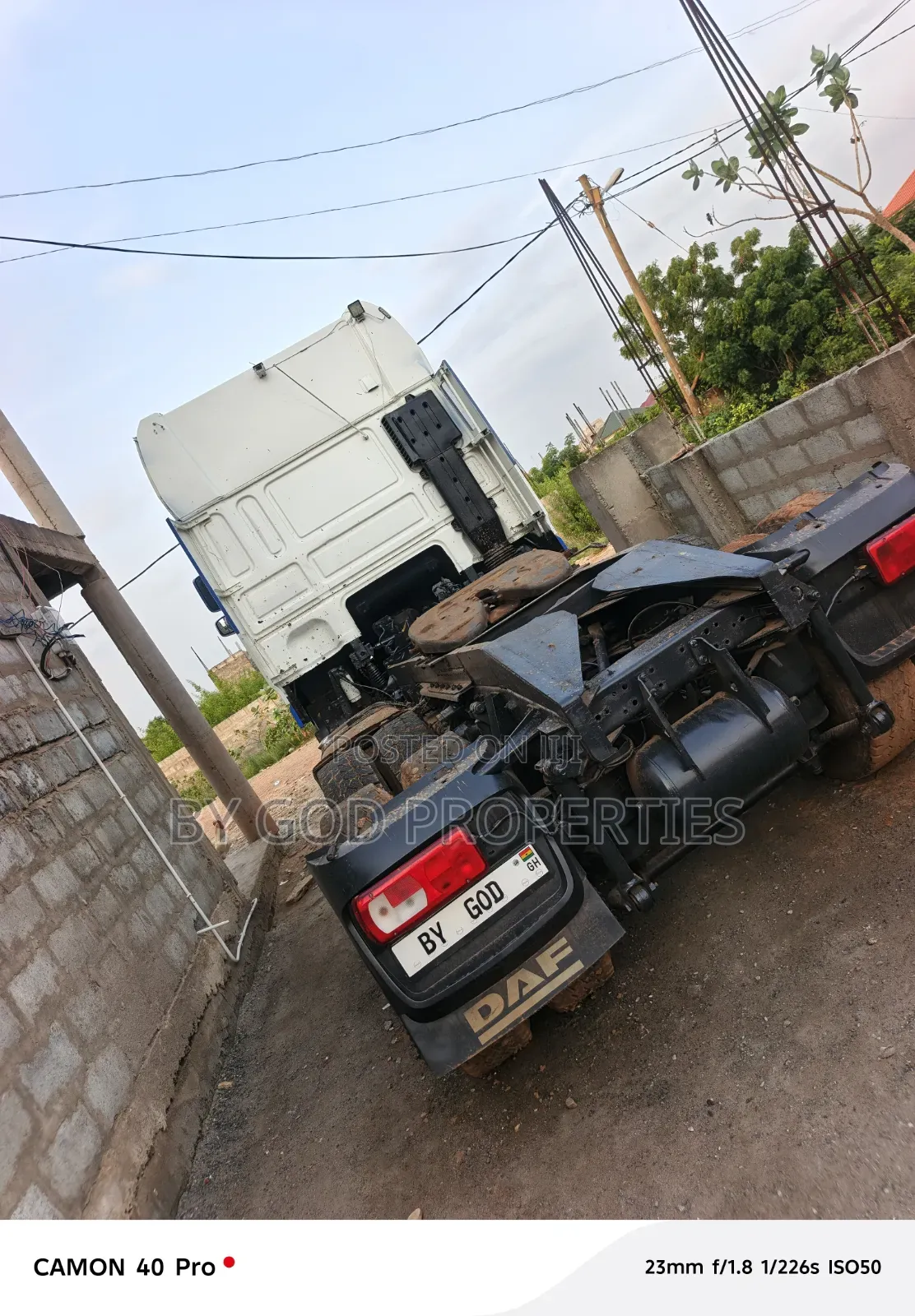 DAF XF105-510 and Trailer Going for Cool Prize