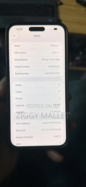 New Apple iPhone 14 Pro Max 256 GB Purple
