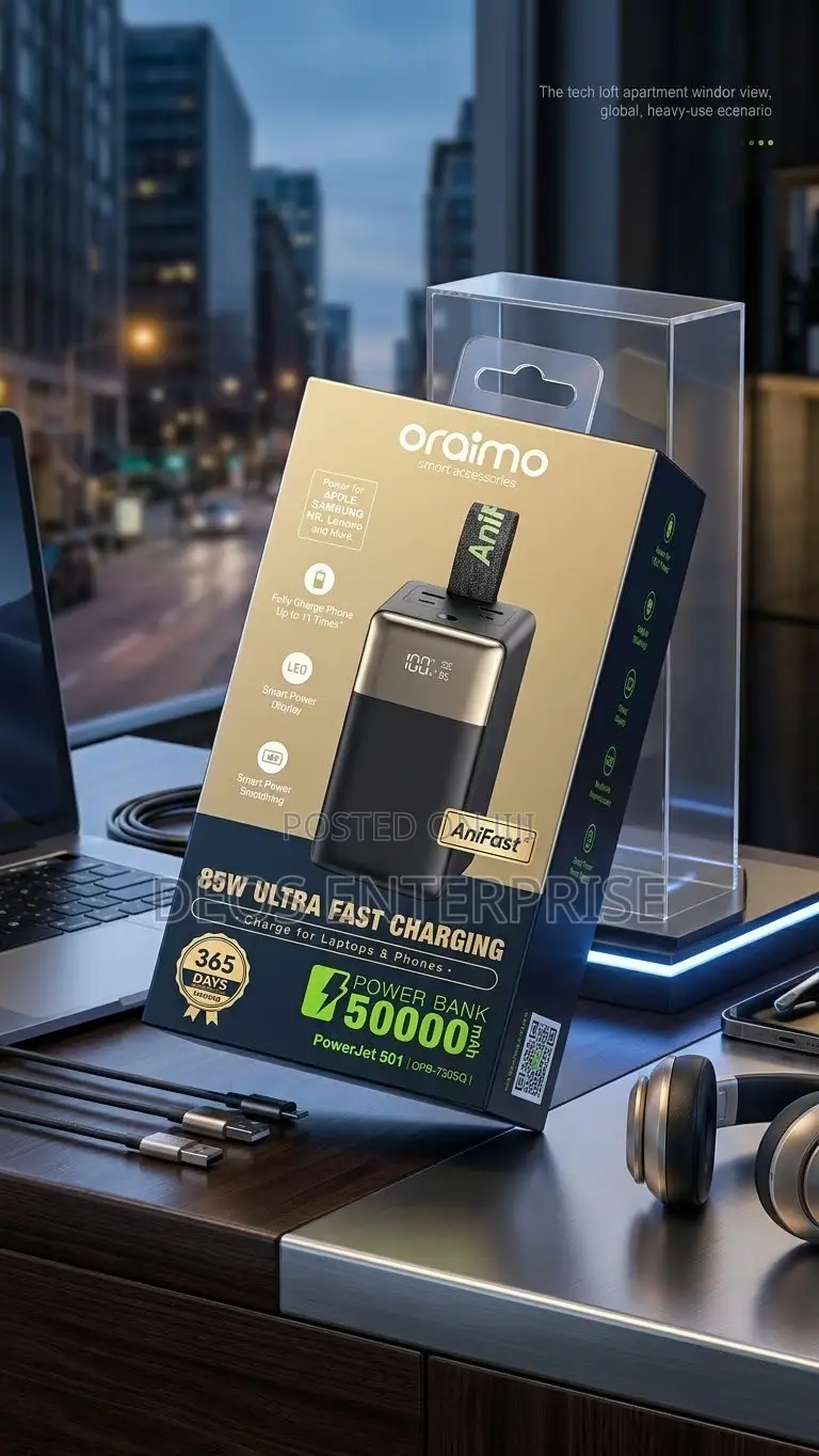 Oraimo Super Power Bank Laptop Charging Pack