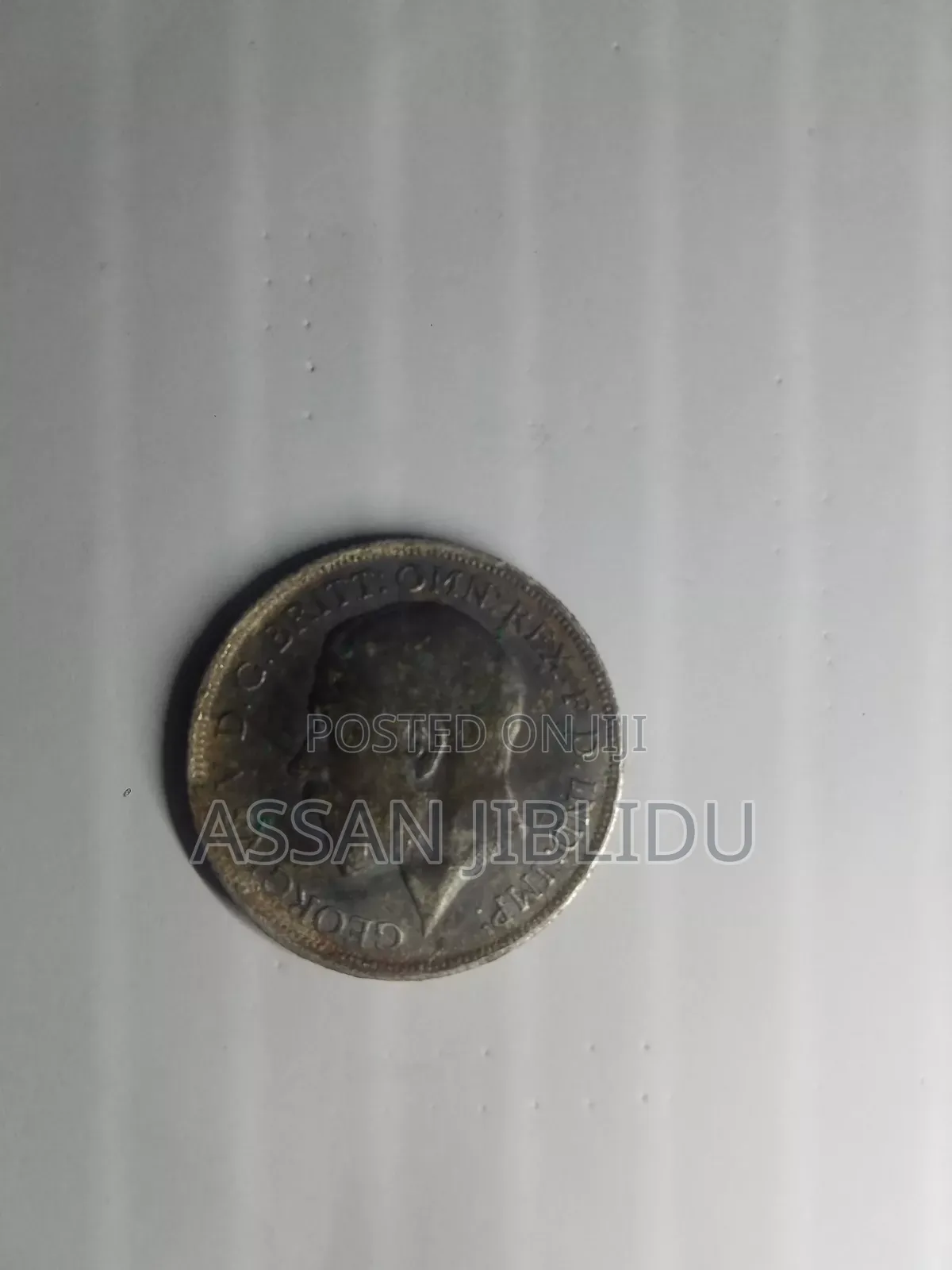 “1919 King George v Silver Shilling- Rare Old British Colonial Coin”